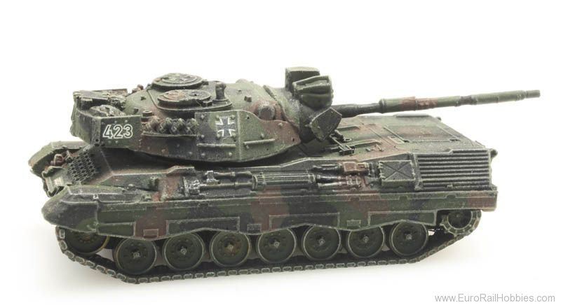 Artitec 6160043 Bundeswehr Leopard 1A1A2 Flecktarn Eisenbahnt