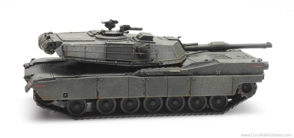 Artitec 6870138 M1 Abrams green train load