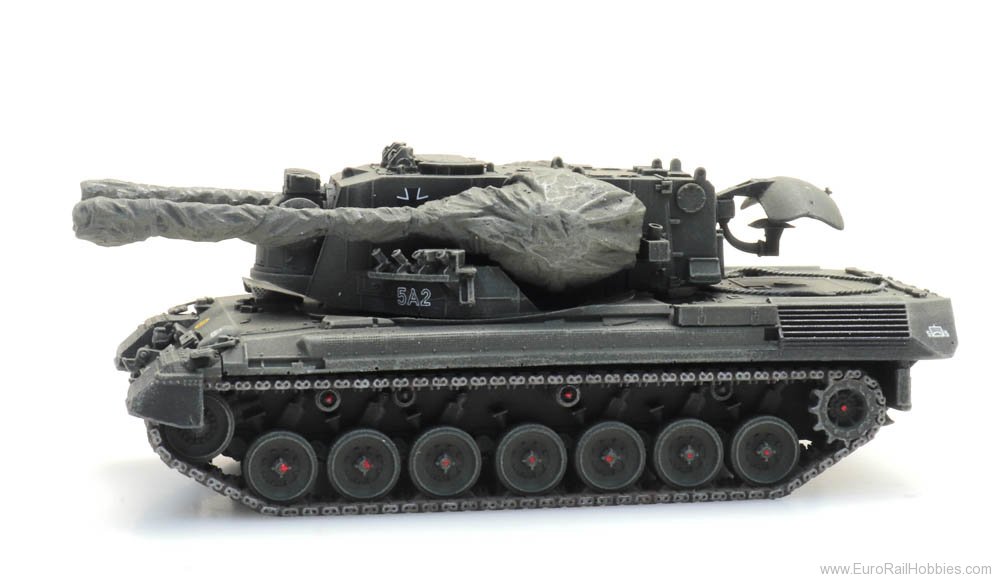 Artitec 6870396 BRD Flugabwehrkanonenpanzer 1 Gepard Eisenbah