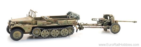 Artitec 6870491 WM Sd.Kfz. 10 + PAK 38, Camo
