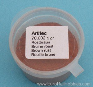 Artitec 70.002 Mineral Paint Rust-brown (weathering powder)