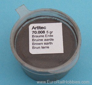 Artitec 70.008 Mineral Paint Brown Earth-tone (weathering po