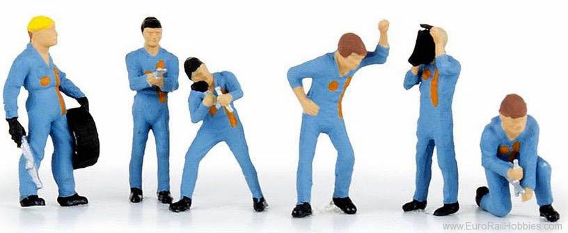 Brekina 10502 Figures crew, light blue,  Ambiente
