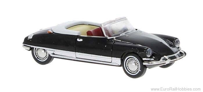 Brekina 14225 Citroen DS Open Cabrio Chapron, Black