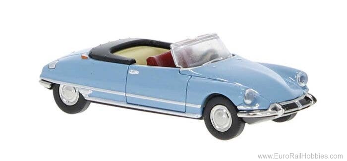 Brekina 14227 Citroen DS Open Cabrio Chapron, Pastel Blue