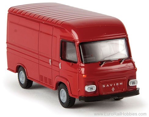 Brekina 14601 1965-1982 Renault-Saviem SG 2 Cargo Van - Red