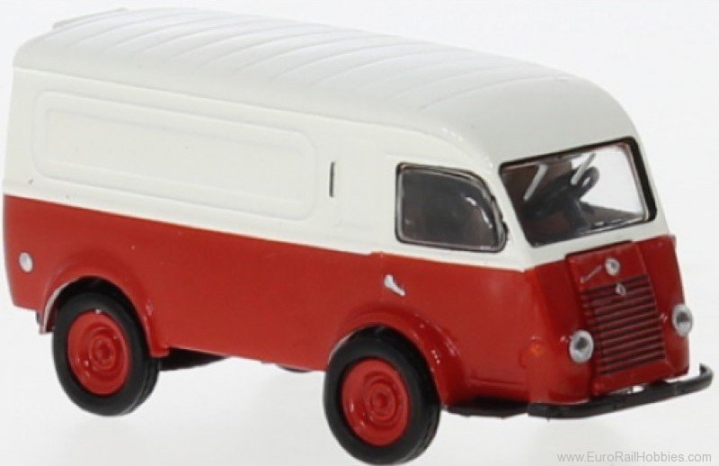 Brekina 14663 Renault 1000 KG, White, Red, 1950  