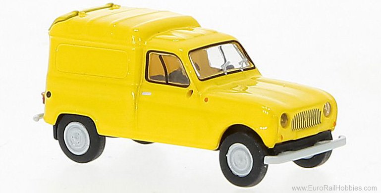 Brekina 14750 Renault R4 Fourgonnette Yellow , 1961, 