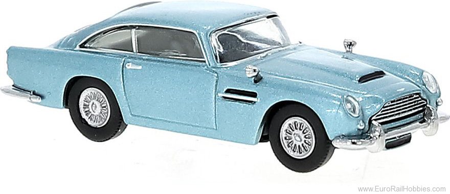 Brekina 15228 Aston Martin DB5 Metallic Light Blue , 1964, 