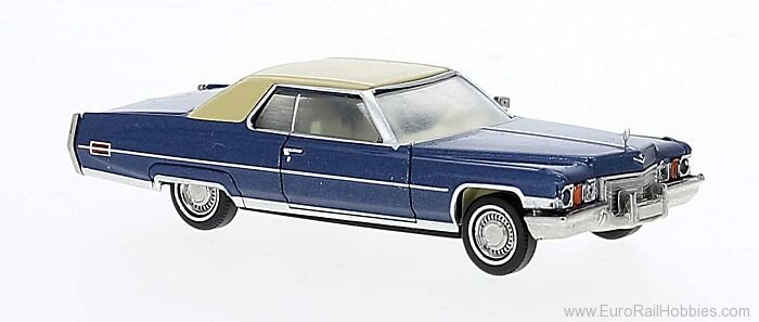 Brekina 18127 Cadillac Coupe deVille Blue  