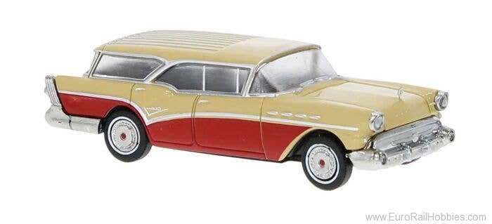 Brekina 18176 Buick Caballero Beige/Red