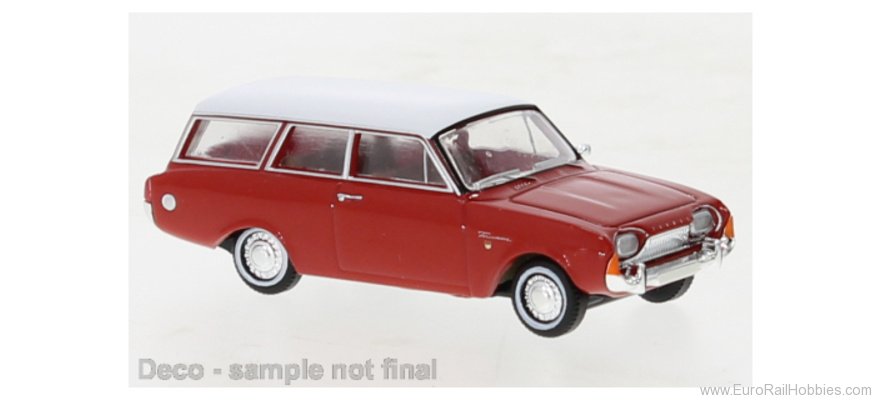 Brekina 19476 Ford Taunus P3 Turn Red  
