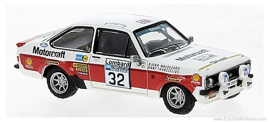 Brekina 19583 Ford Escort RS 1800 1976, Rallye RAC Lombard,