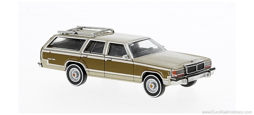 Brekina 19630 Ford LTD Country Sq Gold  