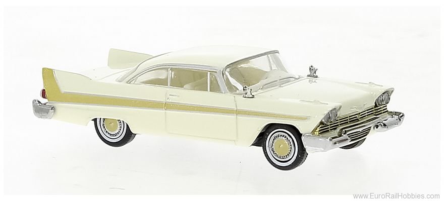 Brekina 19677 Plymouth Fury Beige, 1958, 
