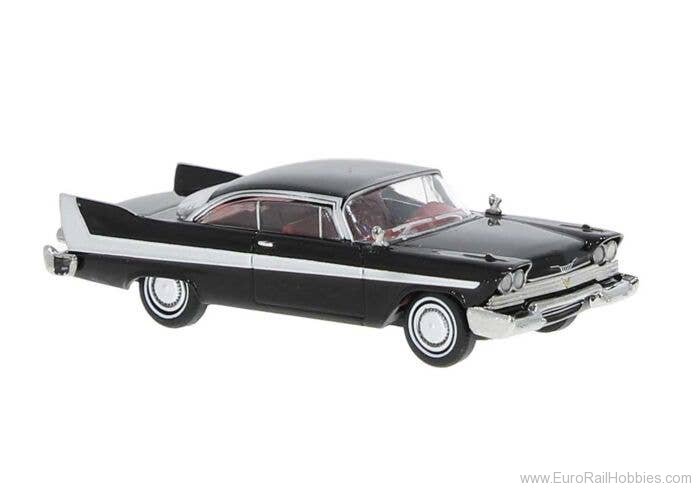 Brekina 19680 Plymouth Fury Black   