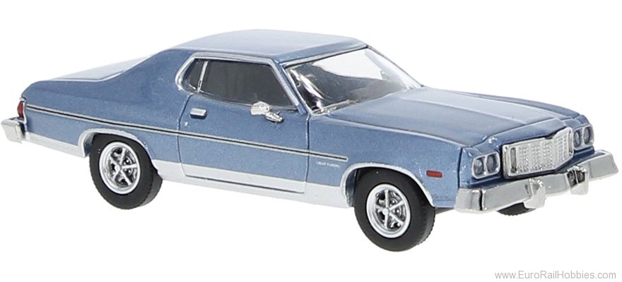 Brekina 19730 Ford Gran Torino Blue metallic   
