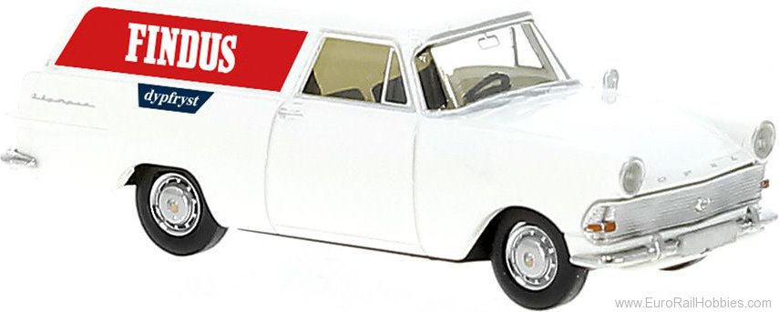 Brekina 20077 Opel P2 Kasten 1960, Findus dypfryst, 