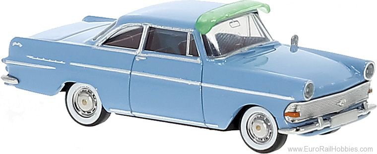 Brekina 20134 Opel P2 Coupe Light Blue , 1960, 