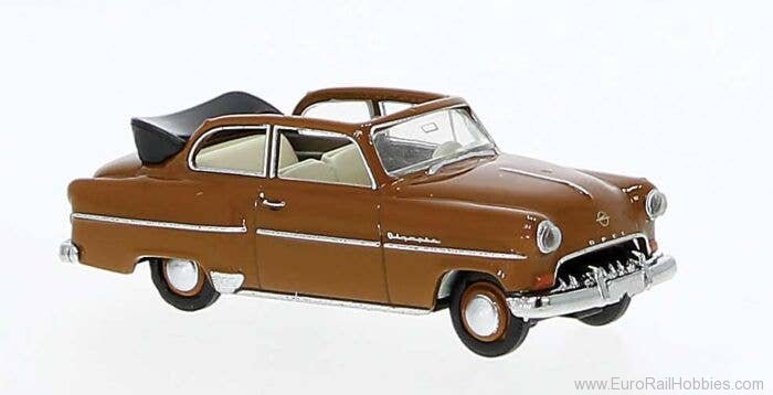 Brekina 20252 Opel Olympia Â´54 Cabriolimousine, Brown