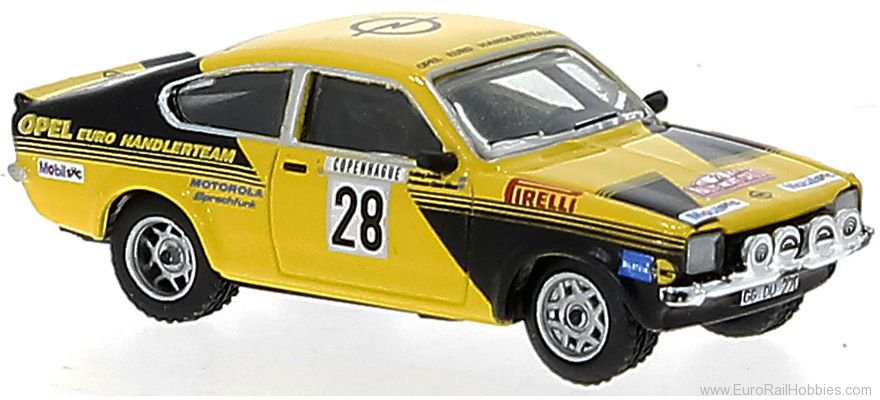Brekina 20402 Opel Kadett C GT/E 1976, Rallye Monte Carlo, 