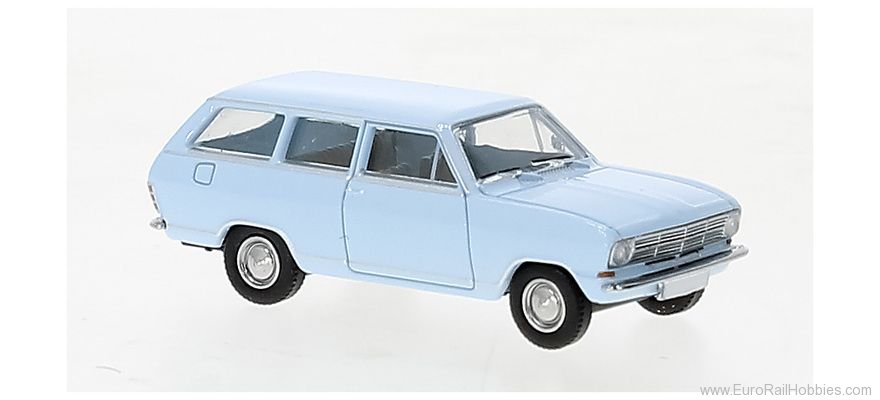 Brekina 20430 Opel Kadett B Caravan Light Blue, 1965, 