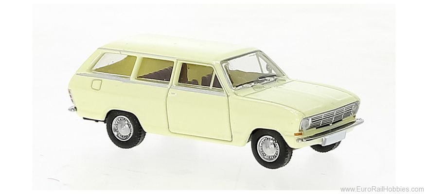 Brekina 20431 Opel Kadett B Caravan Light Yellow, 1965, 