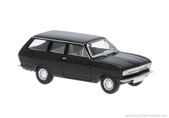 Brekina 20439 Opel Kadett B CarAVan Black   
