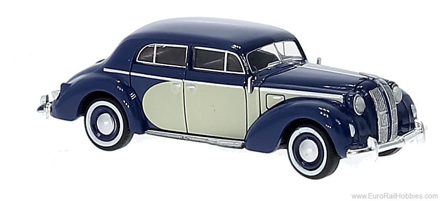 Brekina 20453 Opel Admiral Dark Blue, Light Beige, 1938, 