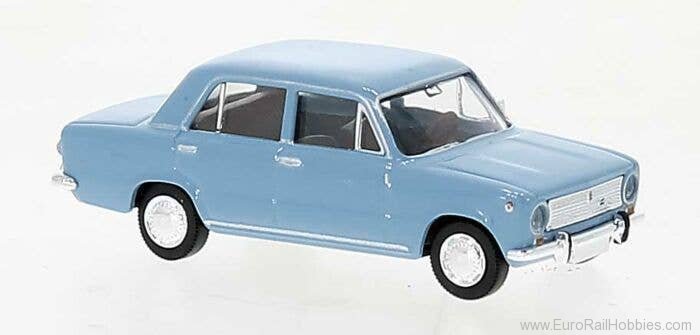 Brekina 22416 Fiat 124 Light Blue, 1966, 