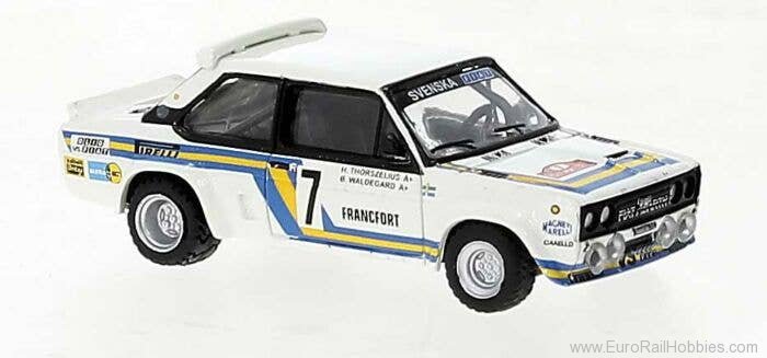Brekina 22661 Fiat 131 Abarth, Waldegard, Dritter bei der M