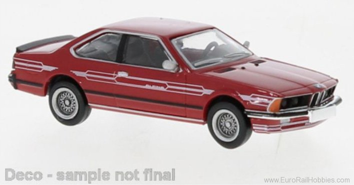 Brekina 24360 BMW 635 CSi Red , 1977, Alpina, 