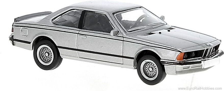 Brekina 24361 BMW 635 CSi Metallic Silver , 1977, 
