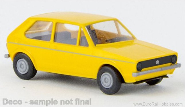 Brekina 25548 VW Golf I Yellow , 1974, 