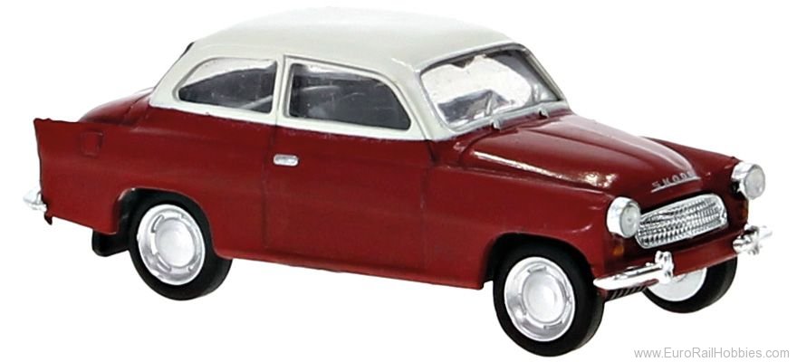 Brekina 27457 Skoda Octavia red / white - now two-tone -