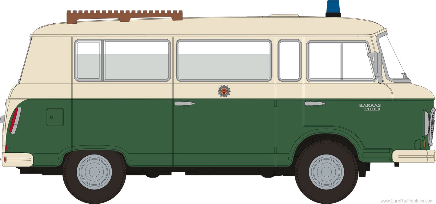 Brekina 30044 Barkas B1000 Bus der Volkspolizei
