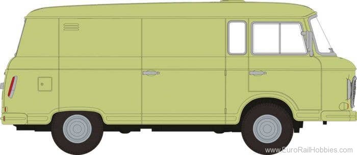 Brekina 30122 Barkas B1000 Kastenwagen, Pastel Green