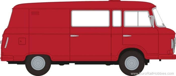 Brekina 30228 Barkas B1000 Halbbus, karmin Red