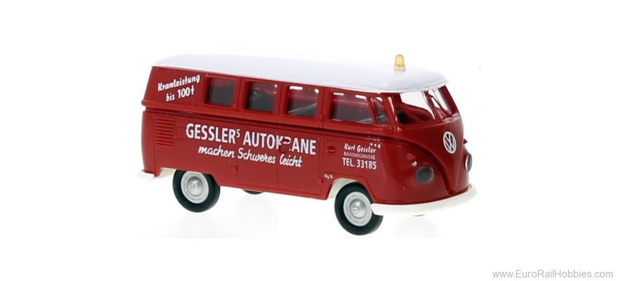 Brekina 31622 VW T1b Kombi Gesslers 1960, Gesslers Autokran