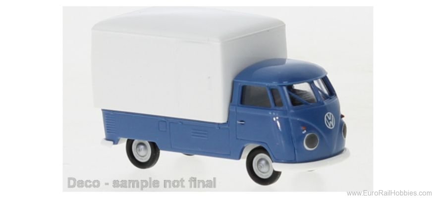 Brekina 32857 VW T1b GroÃraum-Koffer Blue, White, 1960, 