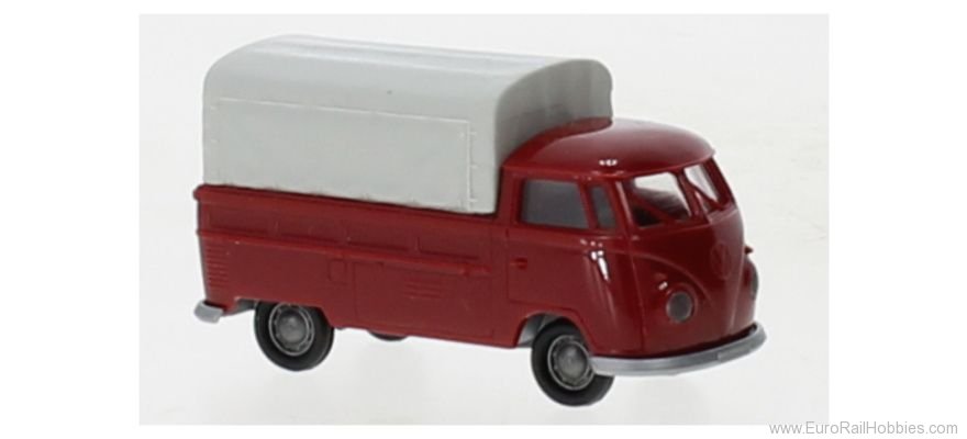 Brekina 32984 VW T1b Pritsche Dark Red, 1960, 