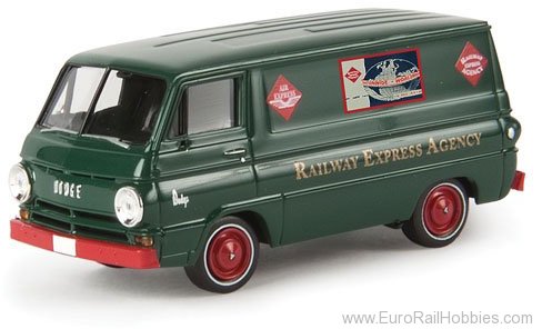 Brekina 34368 1964 Dodge A 100 Cargo Van - Railway Express 