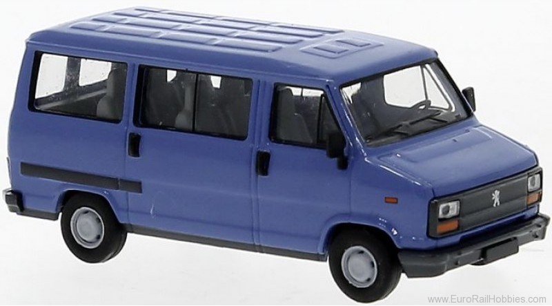 Brekina 34905 Peugeot J5 bus blue, 1982
