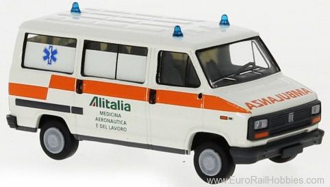 Brekina 34910 Fiat Ducato Bus 1982, Ambulanza Alitalia, 