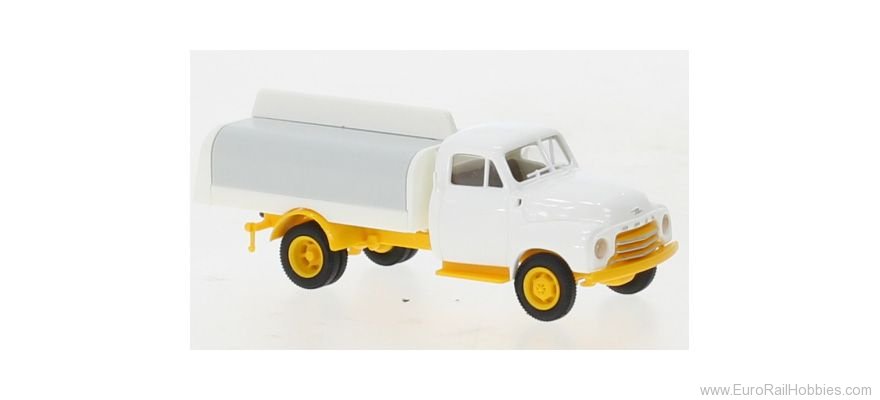 Brekina 35340 Opel Blitz GerÃ¤nkeaufbau White, Yellow, 19