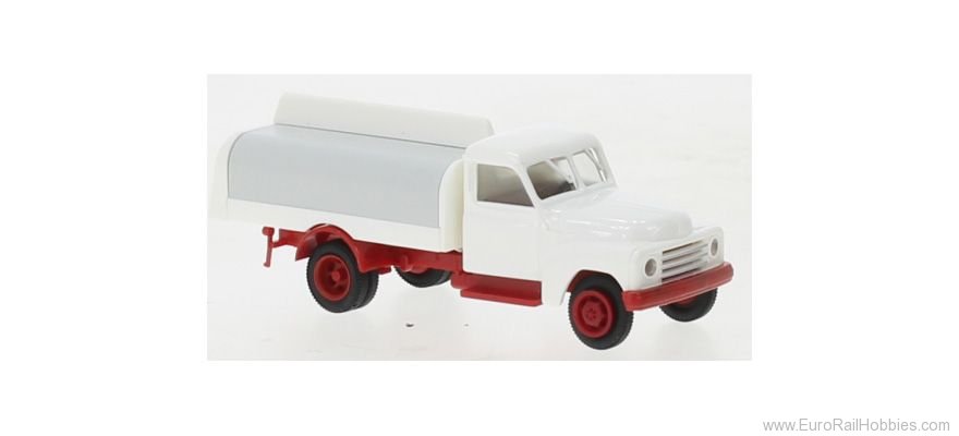 Brekina 37147 Hanomag L 28 GetrÃ¤nkeaufbau White, Red, 19