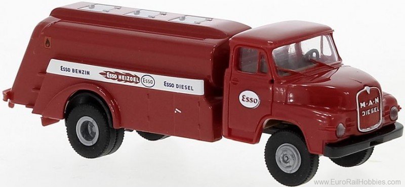 Brekina 45056 MAN 635 tanker red, 1955, Esso