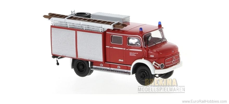 Brekina 47167 1950s Mercedes-Benz LAF 1113 LF 16 Fire Truck