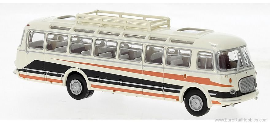 Brekina 58240 Skoda 706 RTO Lux White, Black, 