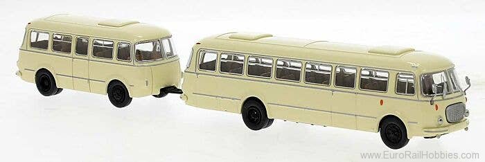 Brekina 58271 JZS Jelcz 043 Bus mit PA 01 Beige, 1964, 